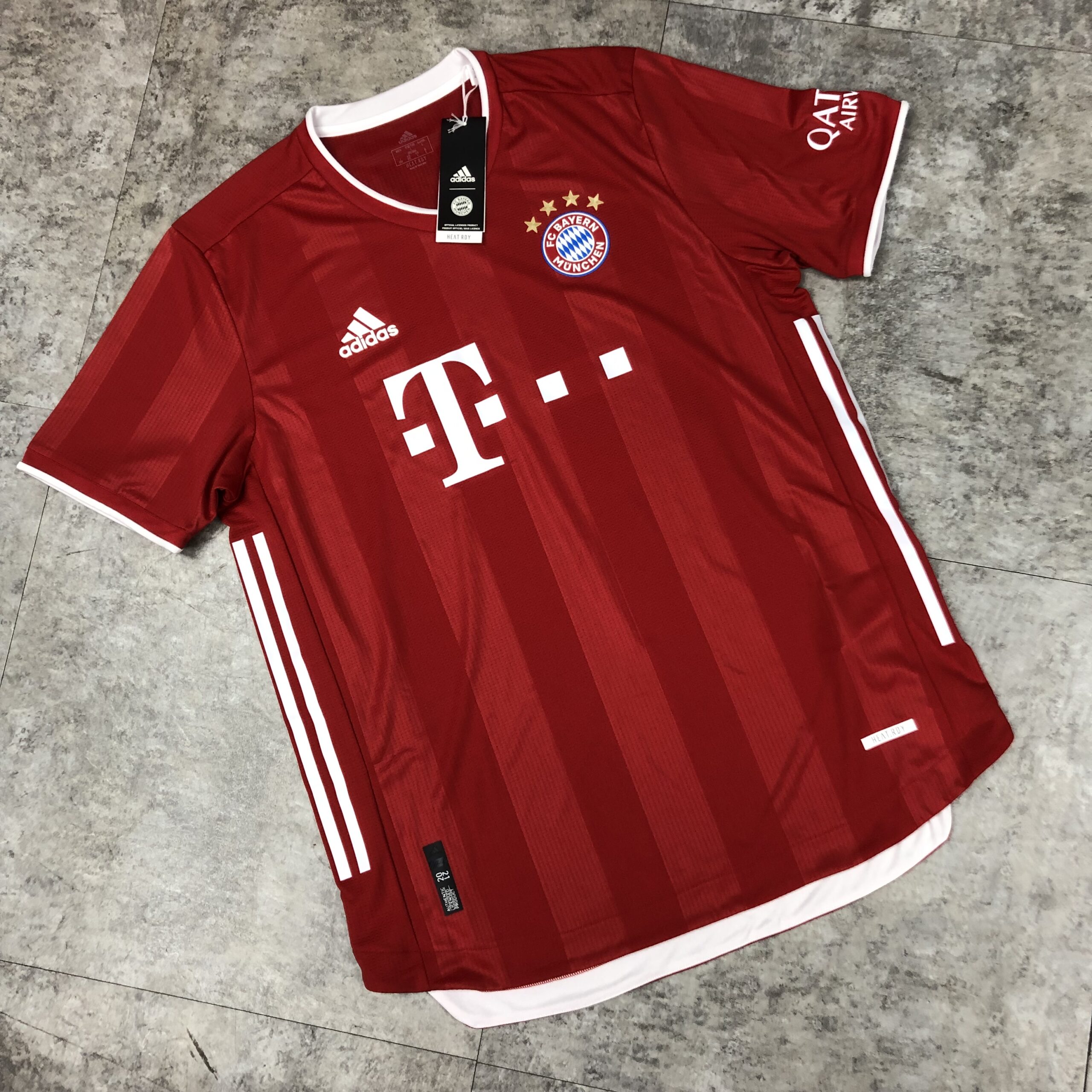 Adidas FC Bayern Munich 20/21 Mens Home Authentic Jersey - BOOTMEISTER ...