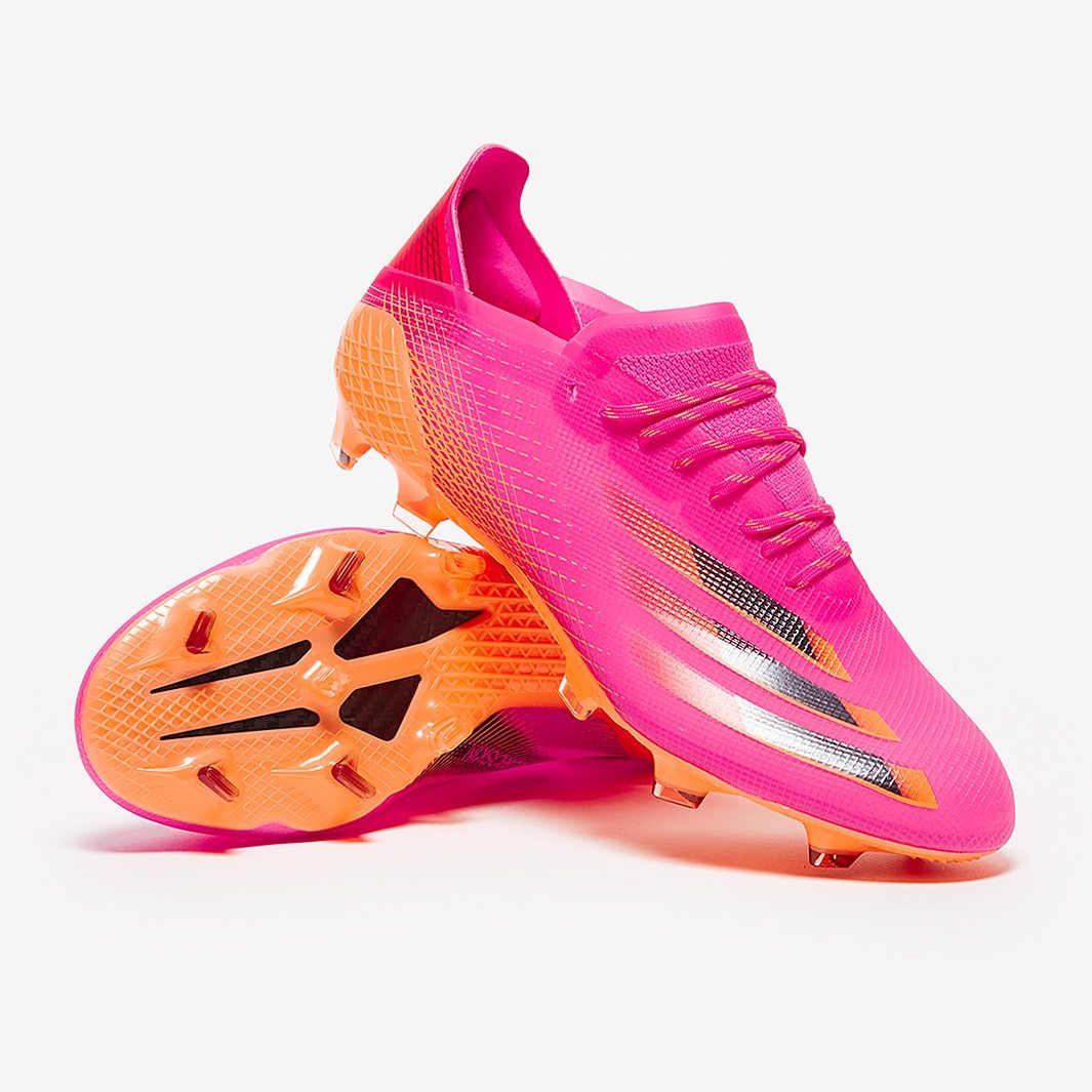 Adidas X Ghosted 1 Fg Shock Pink Core Black Screaming Orange